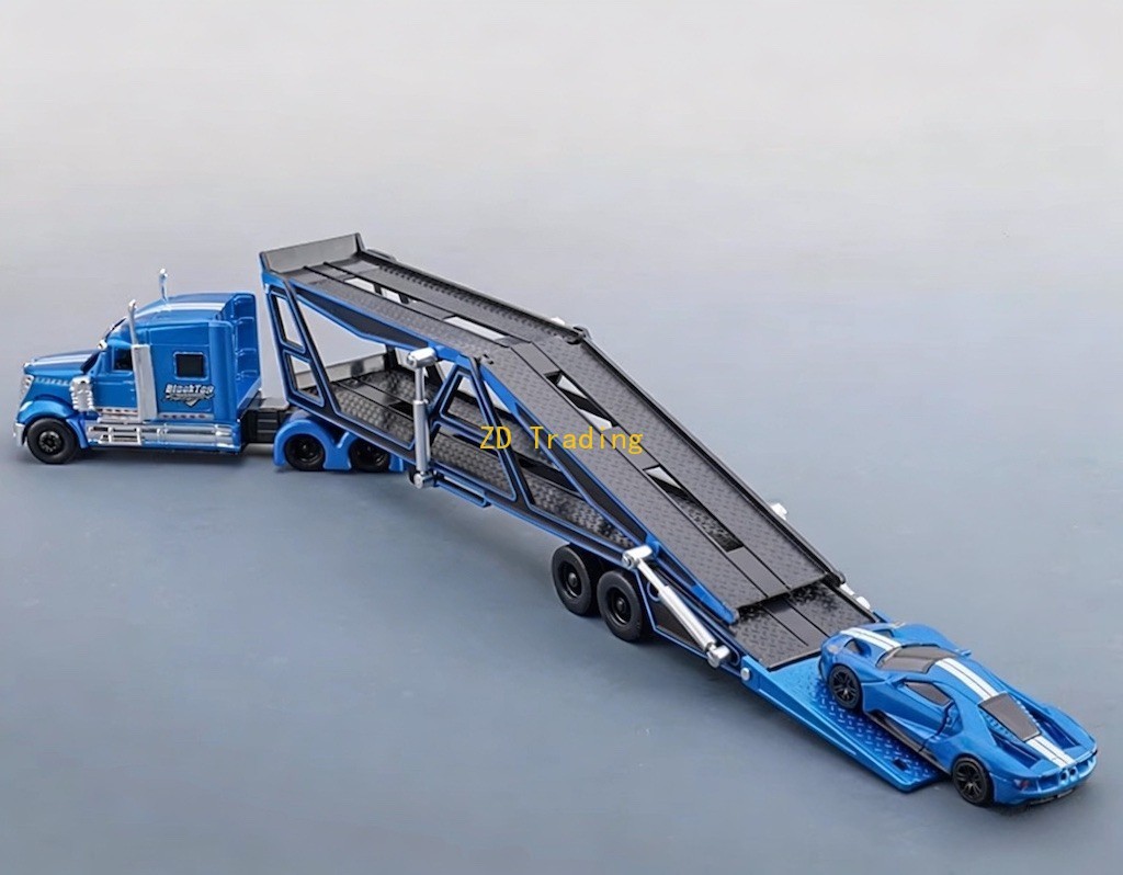 Maisto 1:64 Lonestar Ford GT Trailer Transporters Model Diecast Metal Car