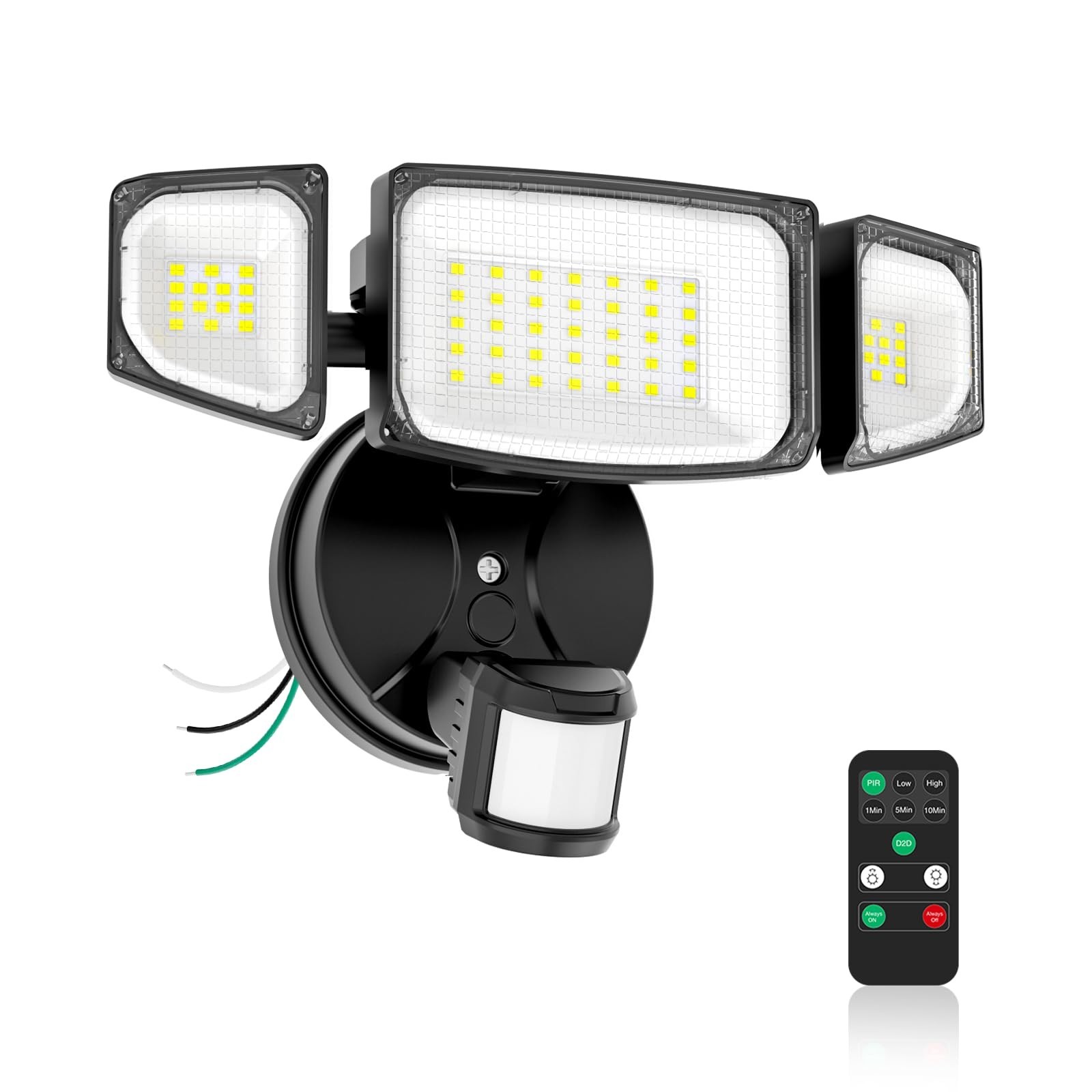 iMaihom 65W Outdoor Motion Sensor Light, Hardwired LED Security Flood Light 1