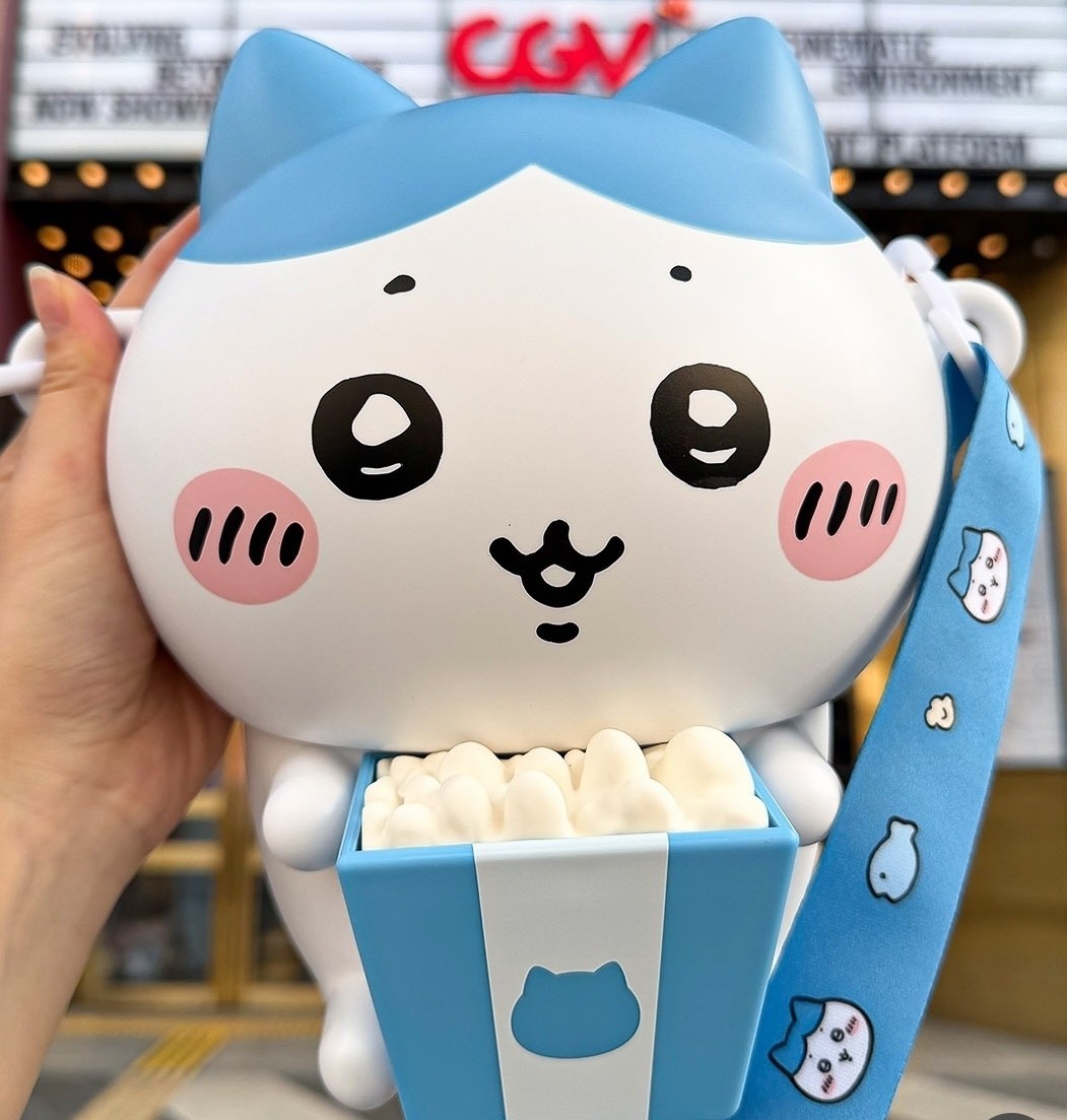 Hachiware Popcorn Bucket Korea Exclusive Official CGV Hachiware Popcorn Bucket Korea Exclusive Official CGV