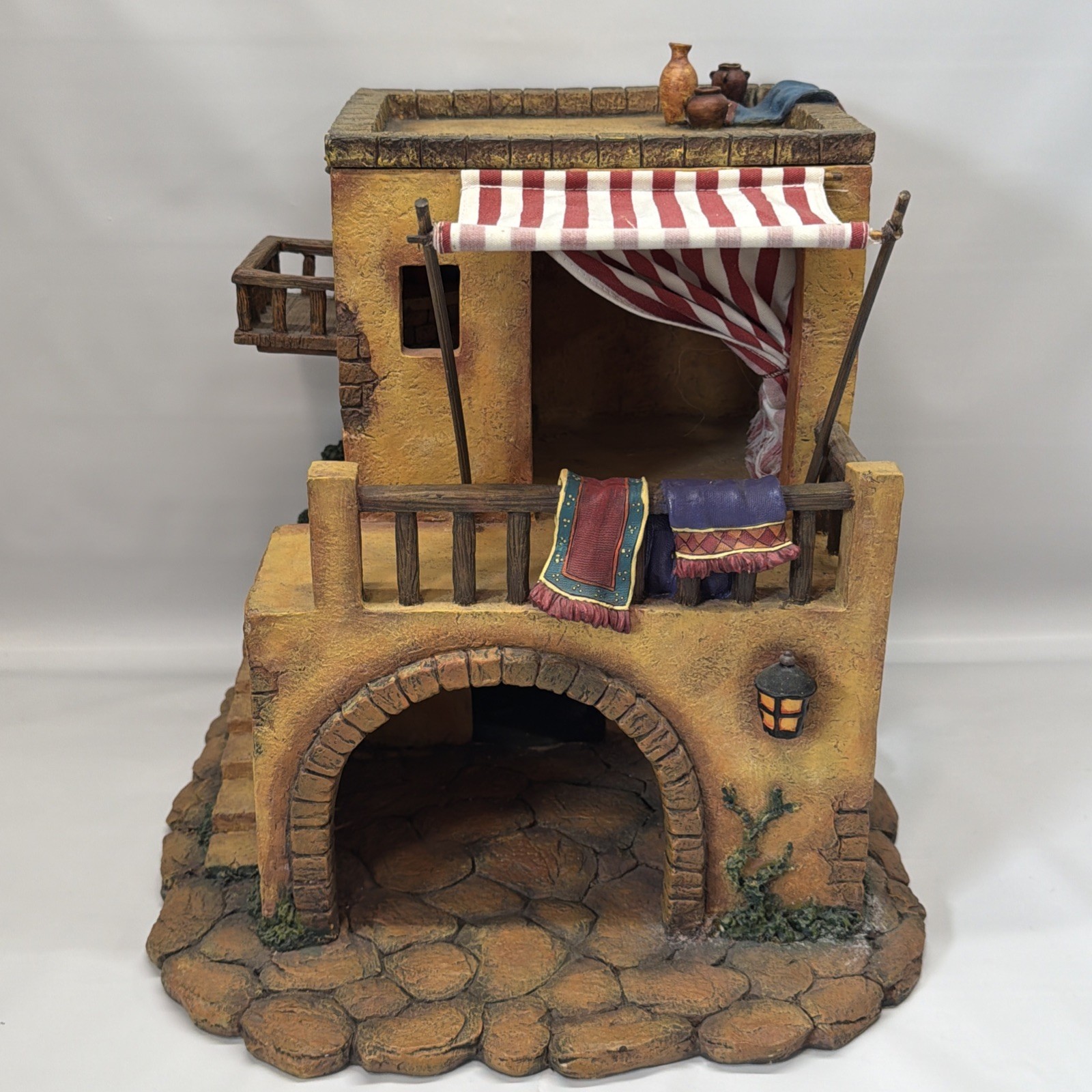 FONTANINI THE HOME # 50523: 5" Scale NATIVITY VILLAGE Lighted BUILDING RETIRED FONTANINI THE HOME # 50523: 5" Scale NATIVITY VILLAGE Lighted BUILDING RETIRED