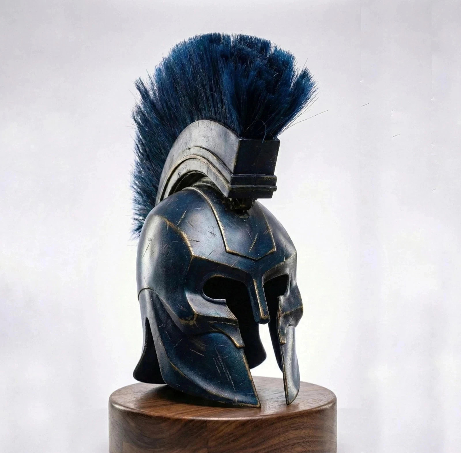 FATIMA Handmade King Agamemnon Helmet Steel Spartan Warrior Cosplay Armor