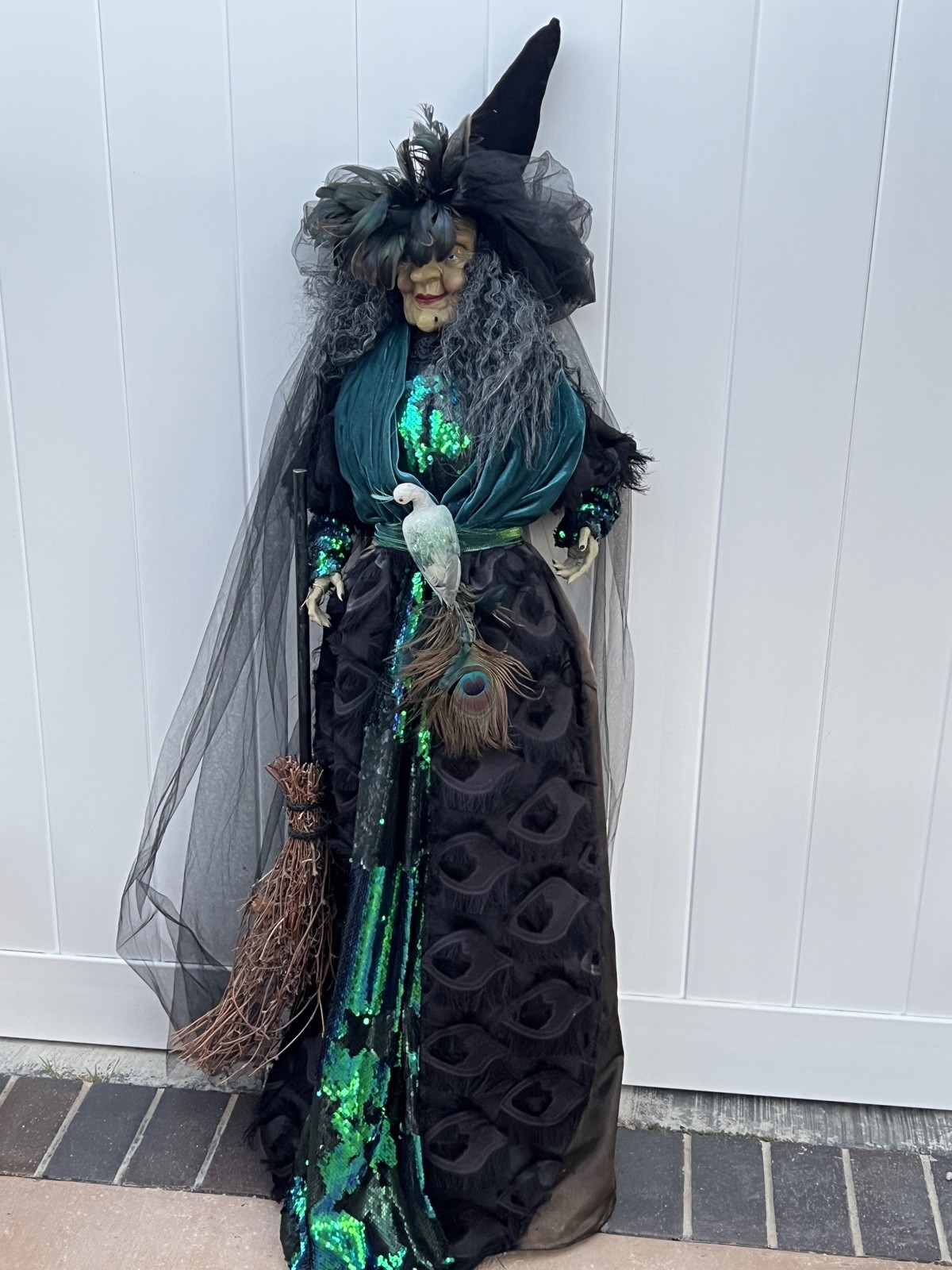 Karen Didion Originals Collection Priscilla Peacock Witch Doll Approx 55 Inch Karen Didion Originals Collection Priscilla Peacock Witch Doll Approx 55 Inch