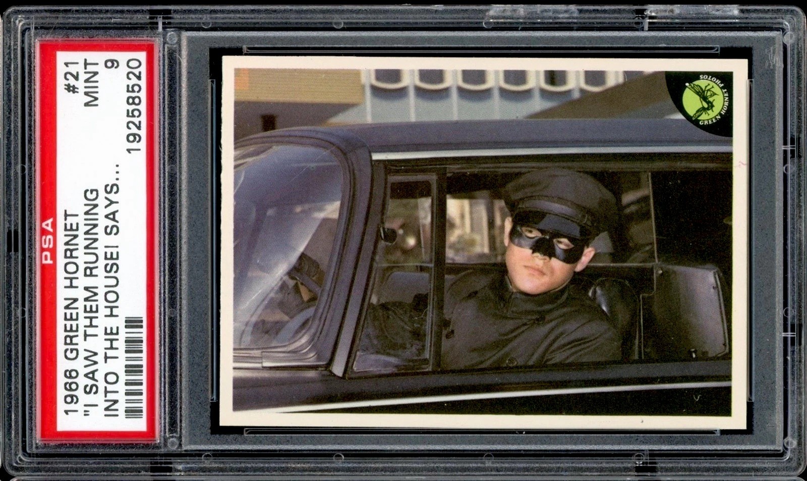 1966 Green Hornet Kato #21 I Saw Them Running Into The House PSA 9 Bruce Lee 1966 Green Hornet Kato #21 I Saw Them Running Into The House PSA 9 Bruce Lee