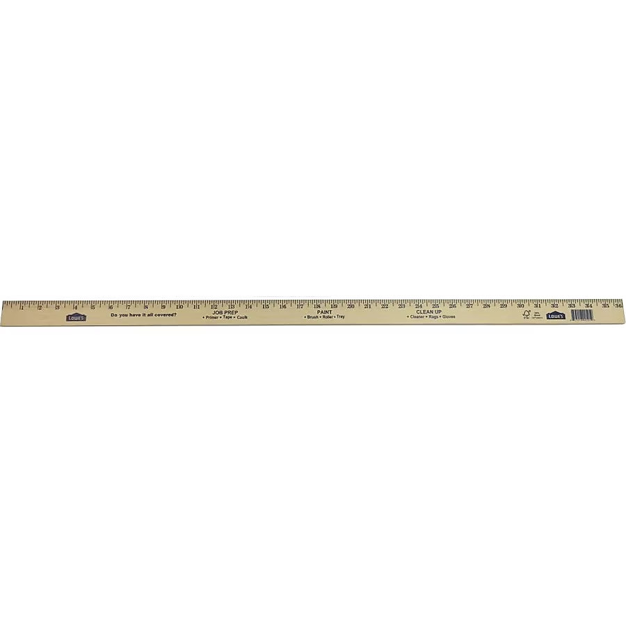 Lowe's 3-ft Wood Yardstick Lowe's 3-ft Wood Yardstick