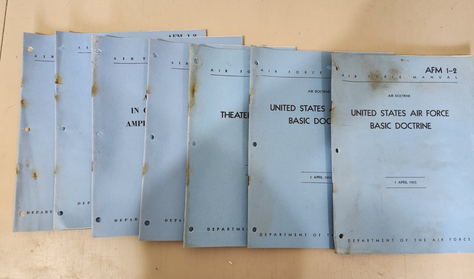 Vintage 1954-1955 Dept of Air Force Manuals Vintage 1954-1955 Dept of Air Force Manuals