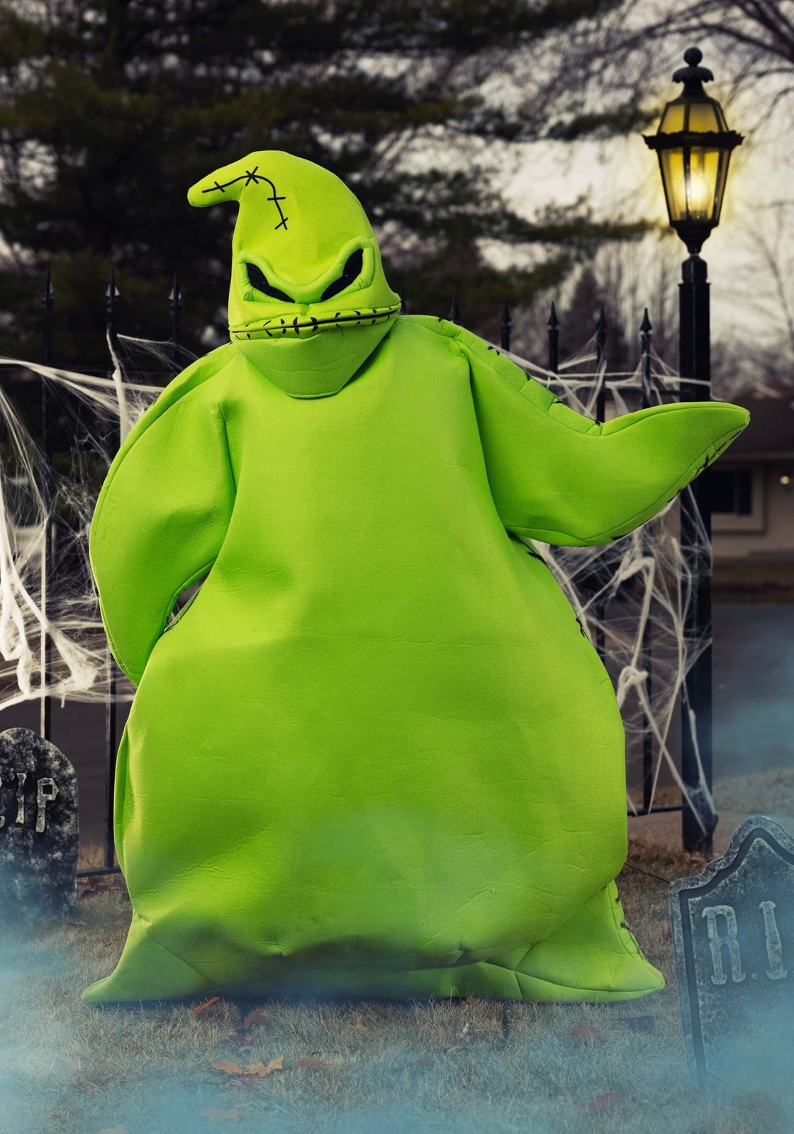 6 FT Animated Nightmare Before Christmas Oogie Boogie Animatronic Decoration