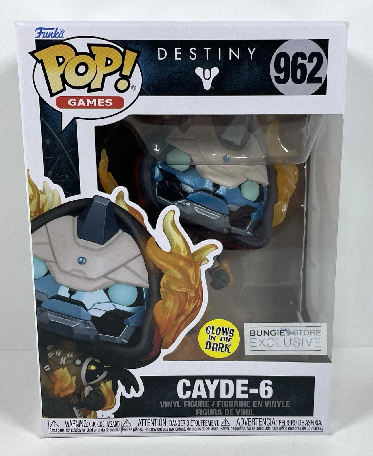 Funko Pop Games Destiny Cayde-6 Glows In the Dark #962 - Bungie Store Exclusive Funko Pop Games Destiny Cayde-6 Glows In the Dark #962 - Bungie Store Exclusive