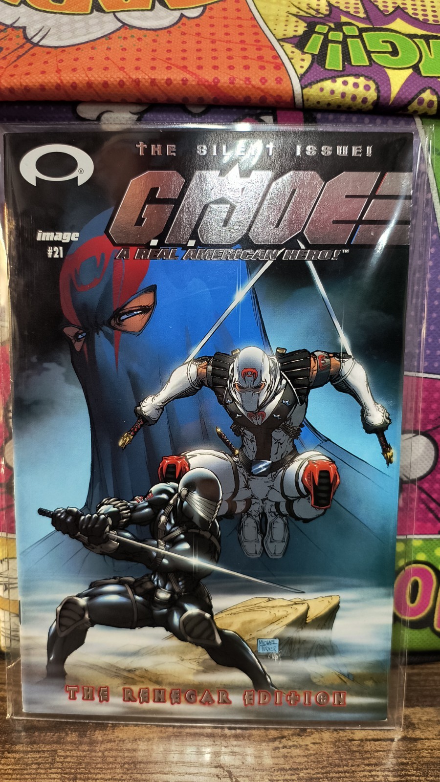 G.I. JOE #21 (NM) SILVER FOIL Michael Turner Renegar (2003) Silent Issue G.I. JOE #21 (NM) SILVER FOIL Michael Turner Renegar (2003) Silent Issue
