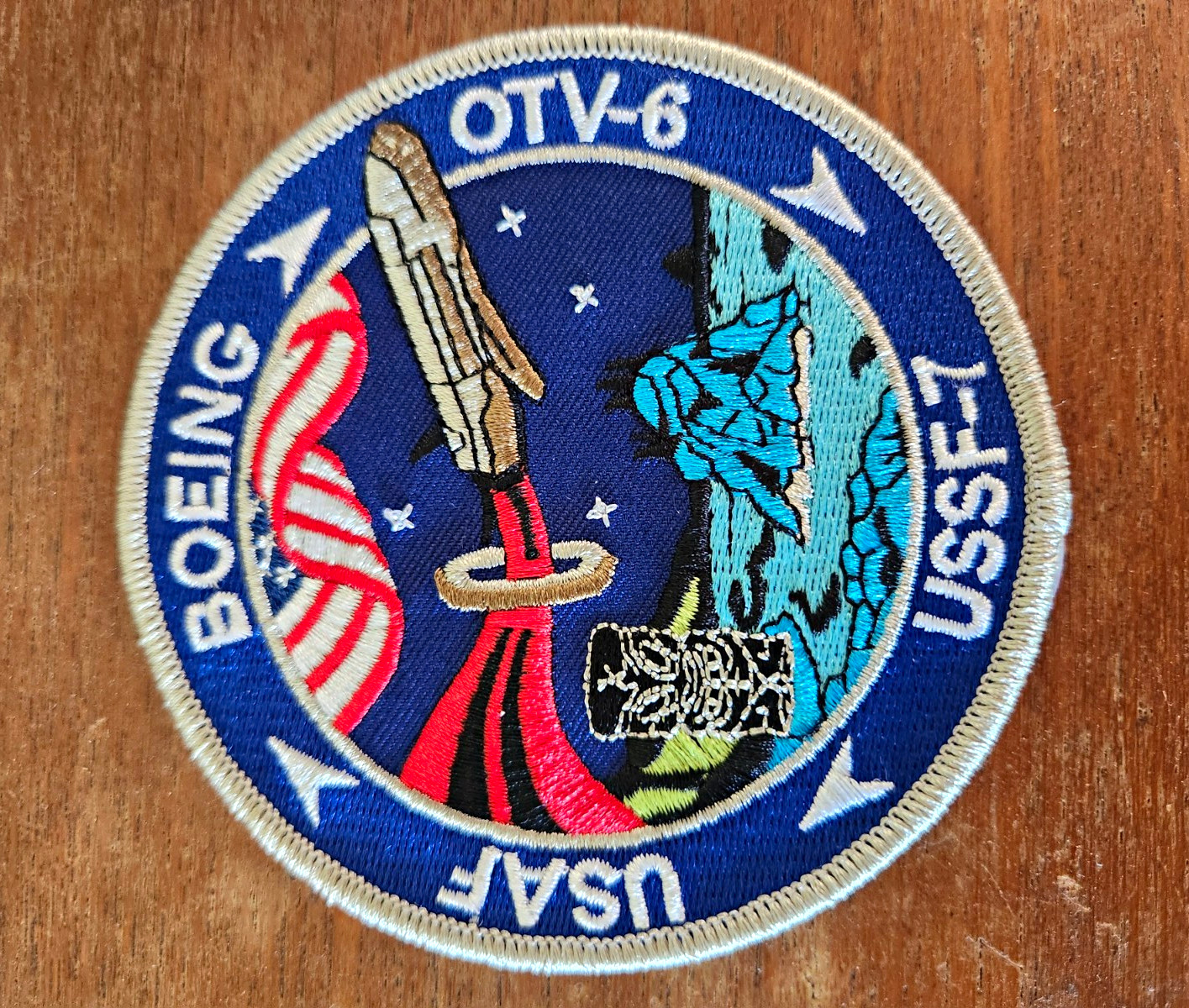 RARE Authentic USSF-7 OTV-6 Boeing X-37B Space Force Morale Patch HTF Classified