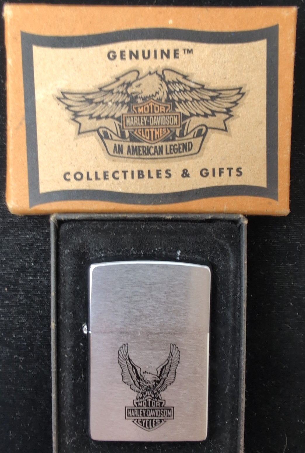 Zippo Lighter (1995) - HARLEY DAVIDSON Collectibles - Date Code:  "F XI" - NOS