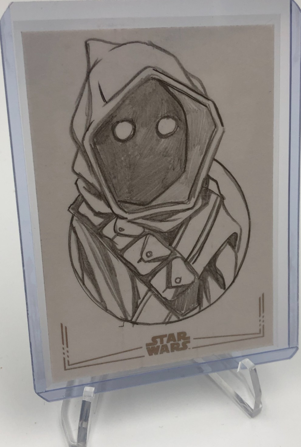 2025 Topps STAR WARS JAWA Sketch Art Card Artist Signed Autograph SILVER 1/1 2025 Topps STAR WARS JAWA Sketch Art Card Artist Signed Autograph SILVER 1/1