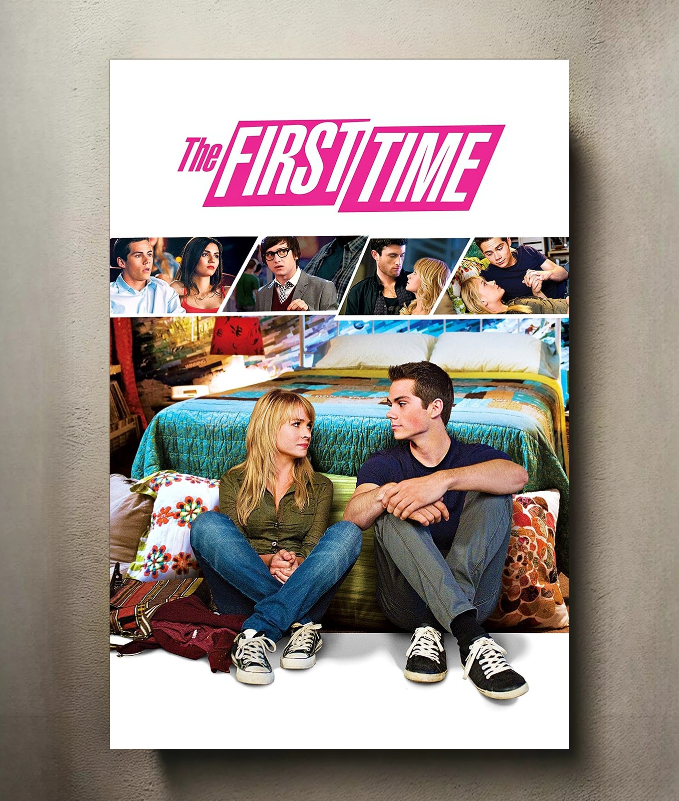 The First Time 8x12 Metal Movie Poster Sign The First Time 8x12 Metal Movie Poster Sign