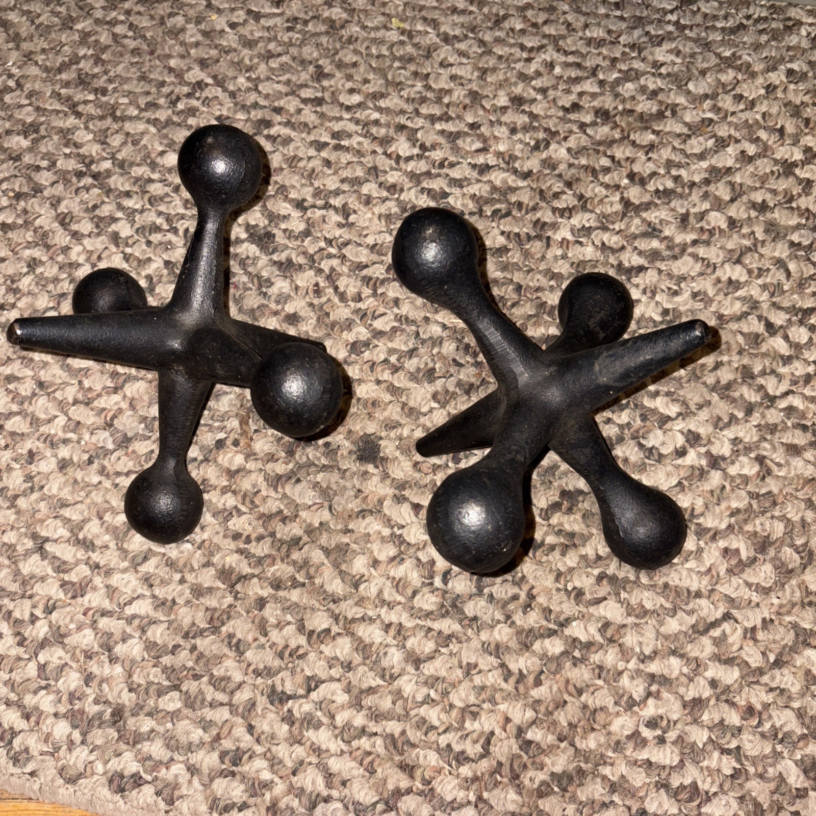 MCM Atomic Jacks Vintage Cast Iron Black MCM Atomic Jacks Vintage Cast Iron Black