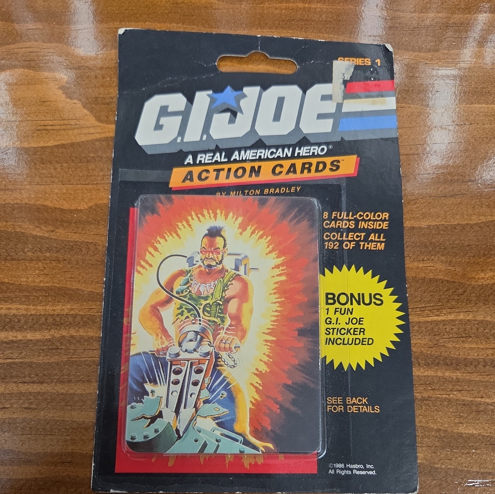 1986 G.I. Joe Action Cards Series 1 Still Sealed New 1986 G.I. Joe Action Cards Series 1 Still Sealed New