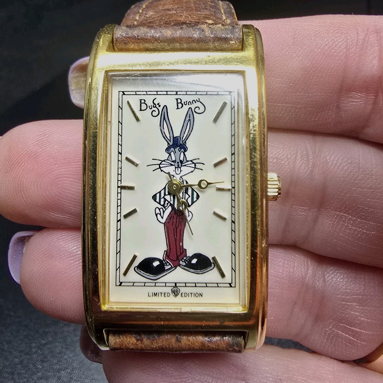 Bugs Bunny 3545/5000 Pedre Warner Bros Vintage Rare 1990s Limited Ed. Watch Bugs Bunny 3545/5000 Pedre Warner Bros Vintage Rare 1990s Limited Ed. Watch