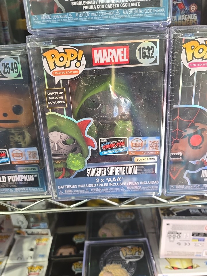 NYCC 2026 FUNKO POP SORCERER SUPREME DR. DOOM (LIGHTS & SOUND) LE 500 NYCC 2026 FUNKO POP SORCERER SUPREME DR. DOOM (LIGHTS & SOUND) LE 500