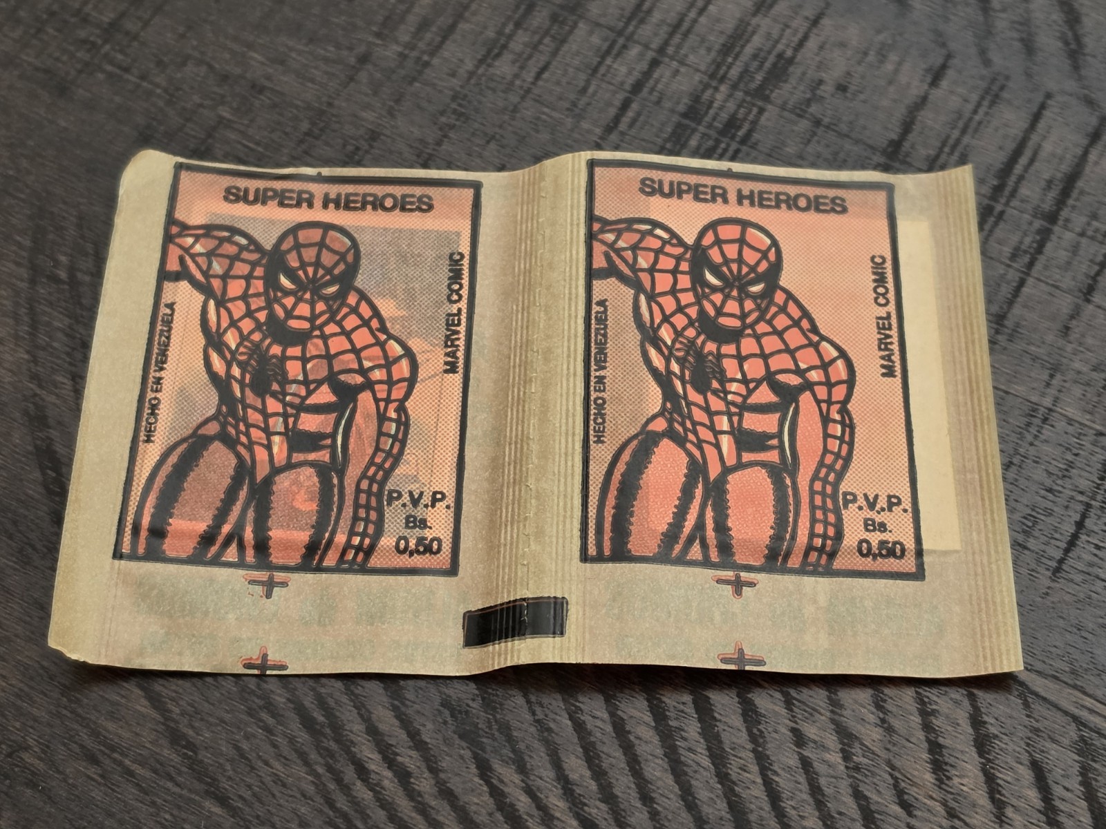 1980 Marvel Super Heroes Venezuela sticker packs Rare Pristine condition 1980 Marvel Super Heroes Venezuela sticker packs Rare Pristine condition