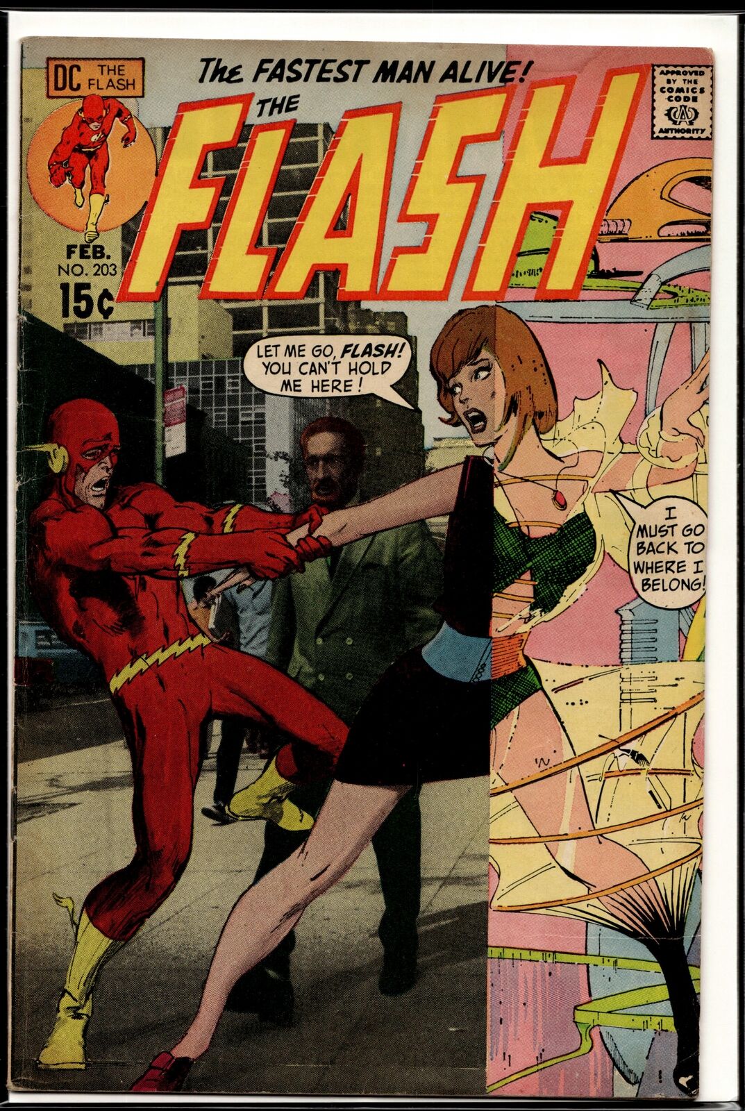 1971 Flash #203 DC Comic