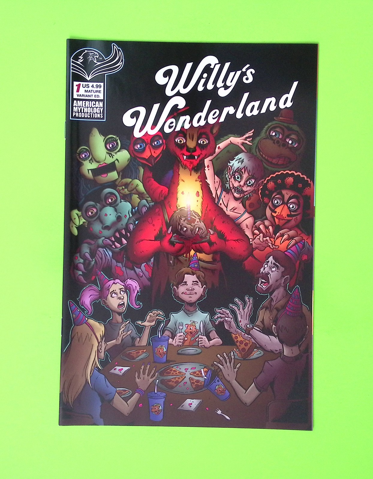 Willy's Wonderland #1b 2021 American Mythology Variant High Grade Q158-119 Willy's Wonderland #1b 2021 American Mythology Variant High Grade Q158-119
