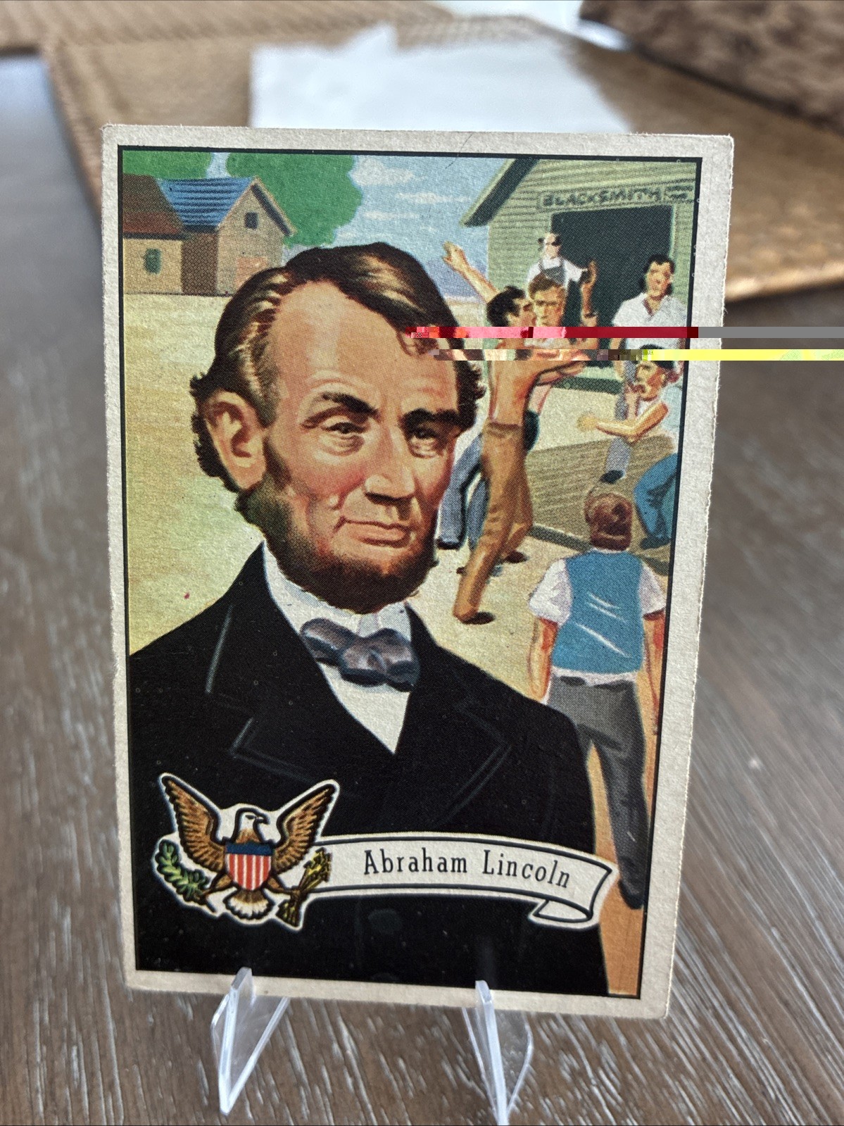 1956 TOPPS U.S. PRESIDENTS #16 ABRAHAM LINCOLN TRADING CARD NICE
