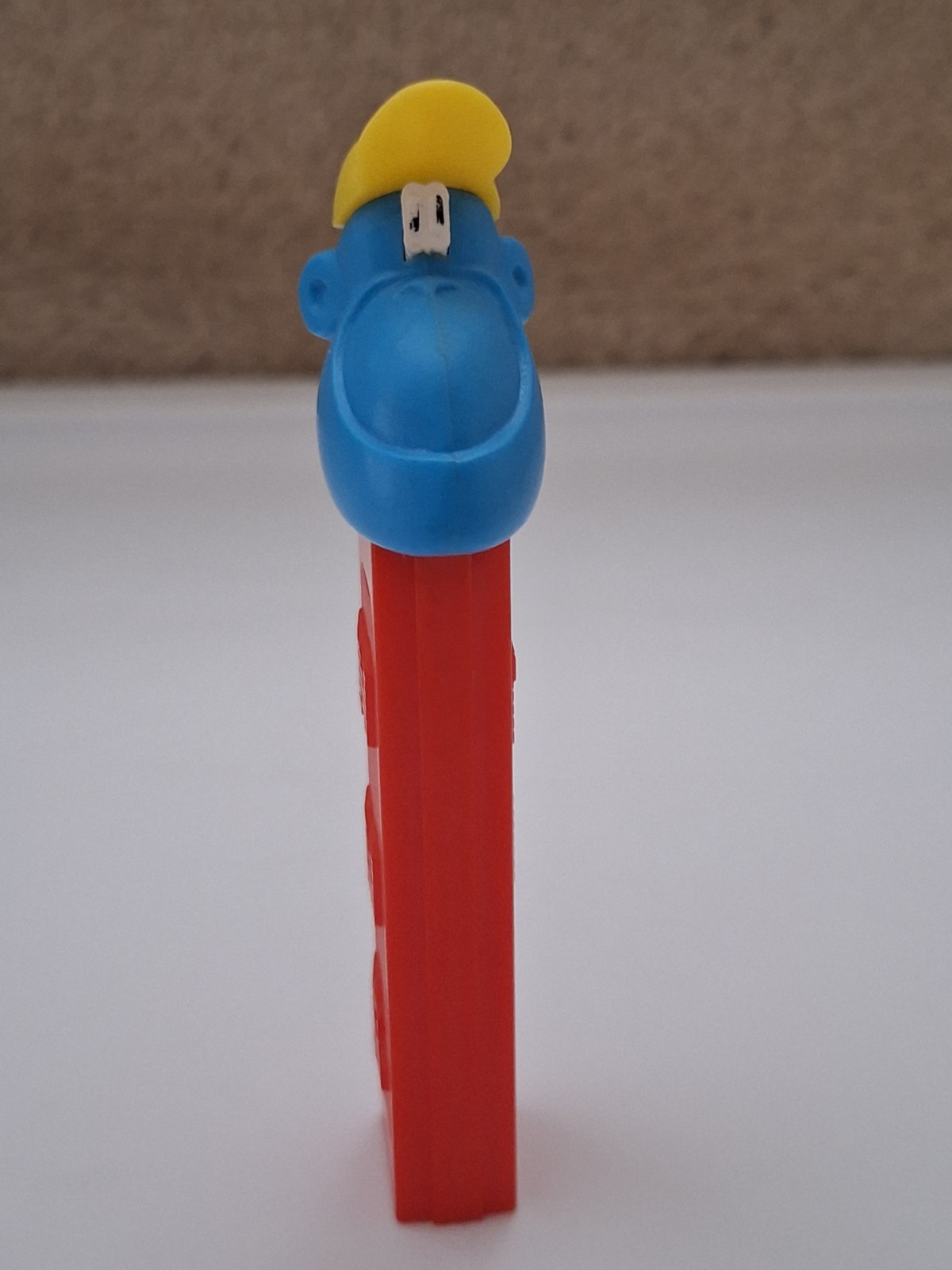 Vintage 1976 Pez Mimic the Monkey Blue Head Yellow Hat No Feet 3.4 Austria Vintage 1976 Pez Mimic the Monkey Blue Head Yellow Hat No Feet 3.4 Austria