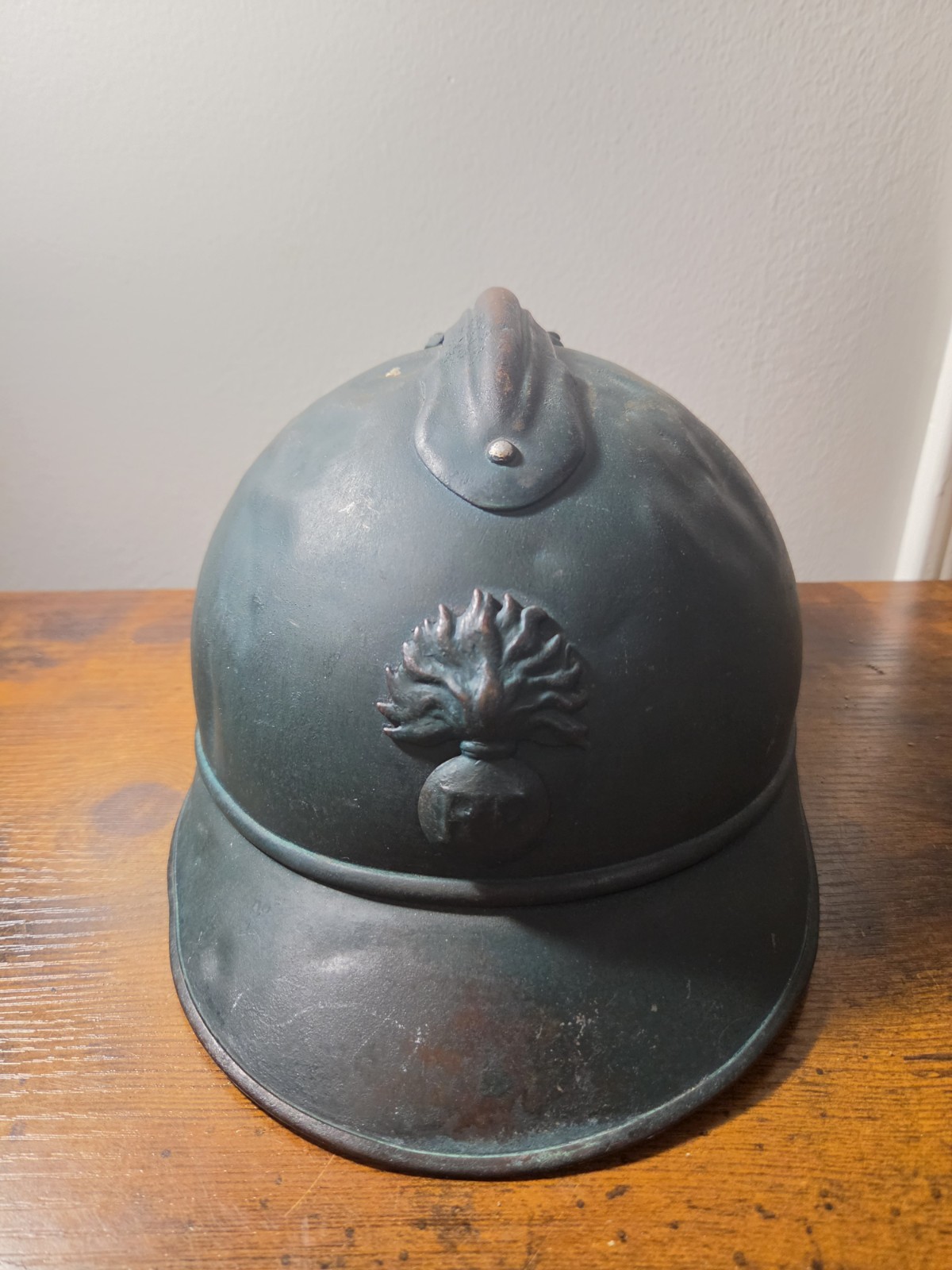 WWI WW1 Military French Army Infantry M1915 RF Helmet WWI WW1 Military French Army Infantry M1915 RF Helmet
