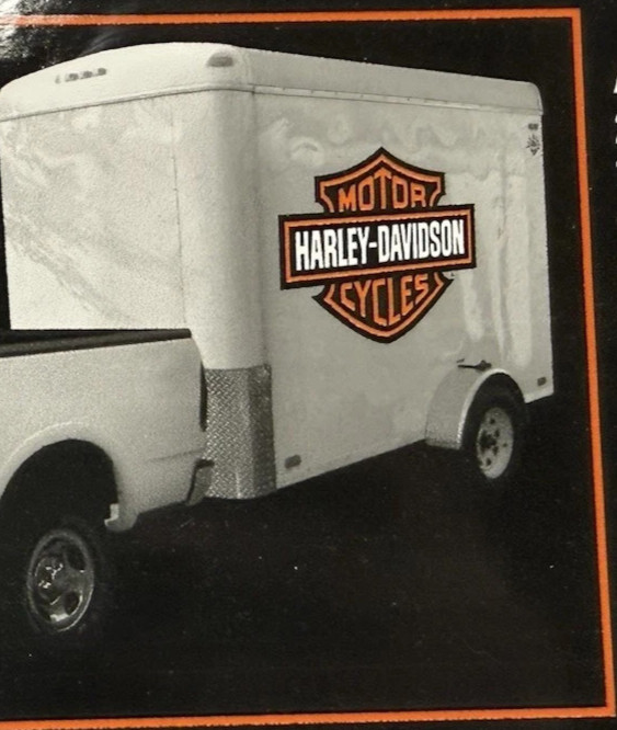 Harley Davidson Motorcycle Mega Decal for Trailers Bike Haulers Bar and Shield Harley Davidson Motorcycle Mega Decal for Trailers Bike Haulers Bar and Shield