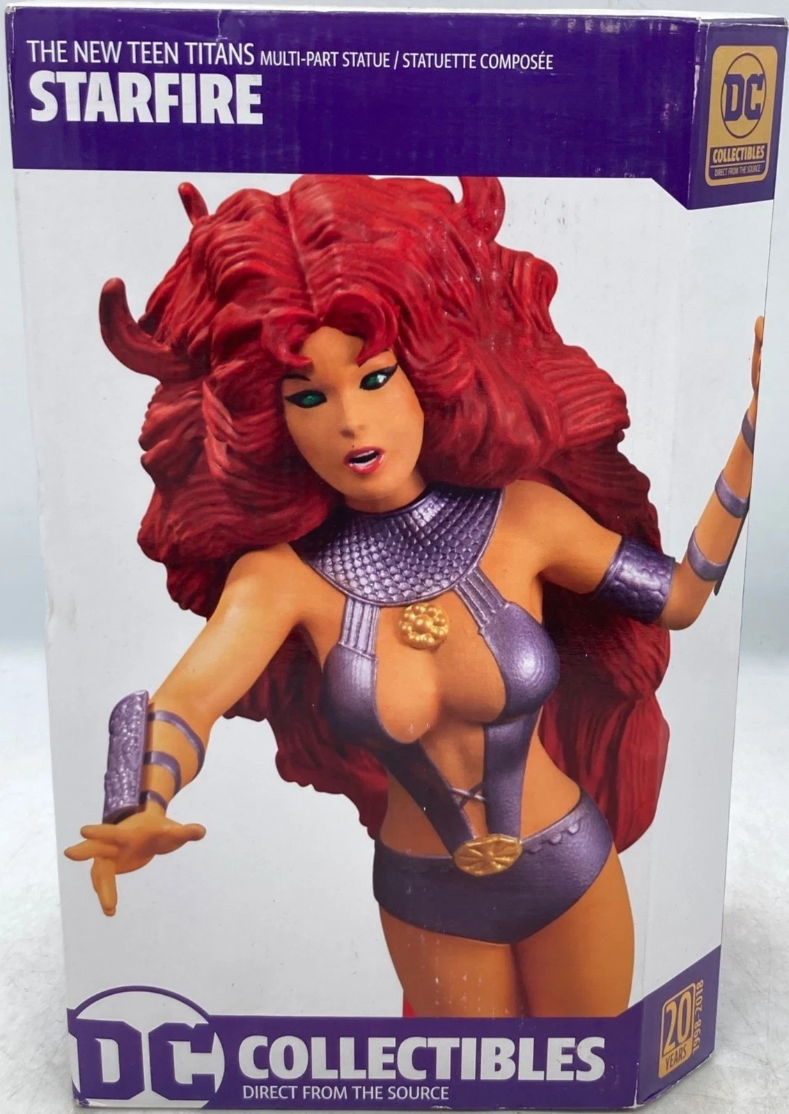 DC Collectibles New Teen Titans Starfire Multi-Part Statue George Perez 10" Box