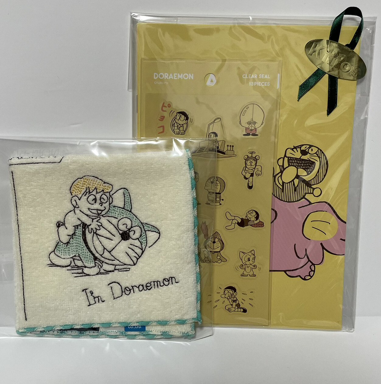I'm Doraemon Hand towel, A5 Notebook & Sticker set Doraemon 50th Japan