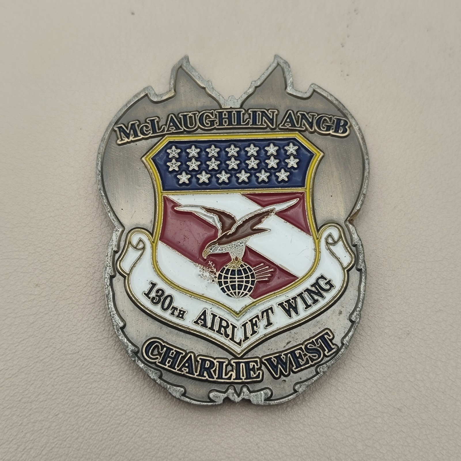 USAF 130th Airlift Wing Inspector General Challenge Coin USAF 130th Airlift Wing Inspector General Challenge Coin