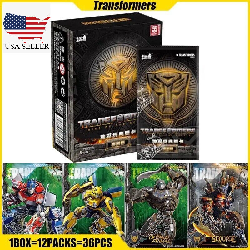 Kayou Hasbro Transformers Rise of The Beasts Booster Box 12 Pack TCG CCG NEW US Kayou Hasbro Transformers Rise of The Beasts Booster Box 12 Pack TCG CCG NEW US