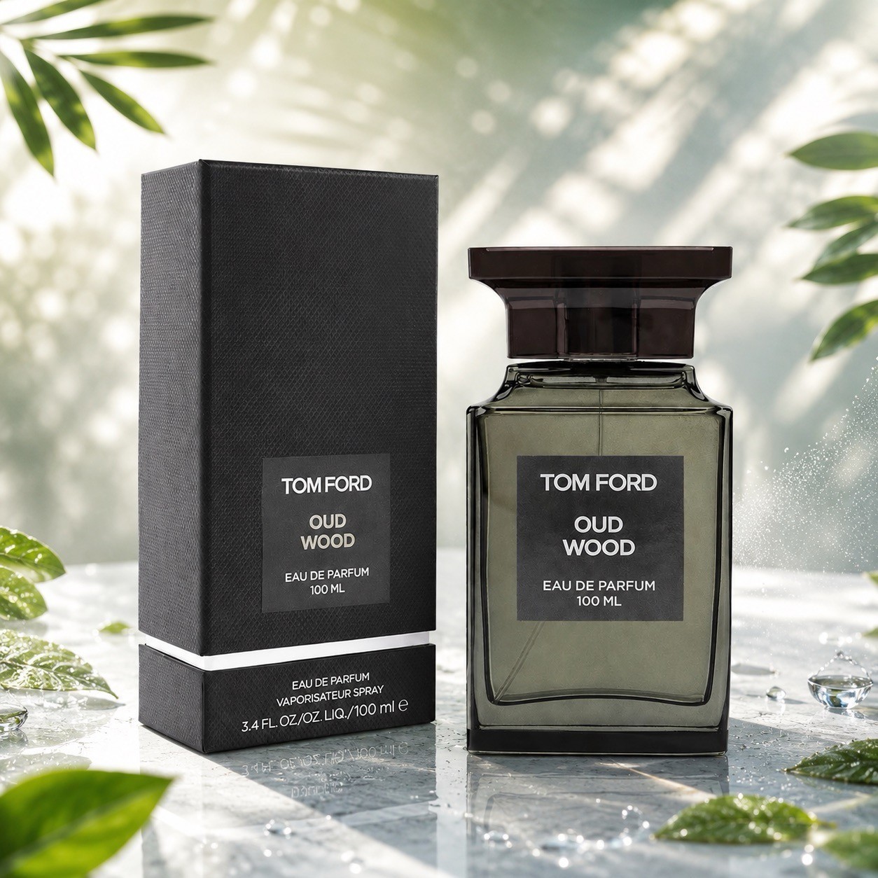 Tom Ford Oud Wood Eau de Parfum for Men & Women 3.4 oz / 100 ml Spray New Sealed Tom Ford Oud Wood Eau de Parfum for Men & Women 3.4 oz / 100 ml Spray New Sealed