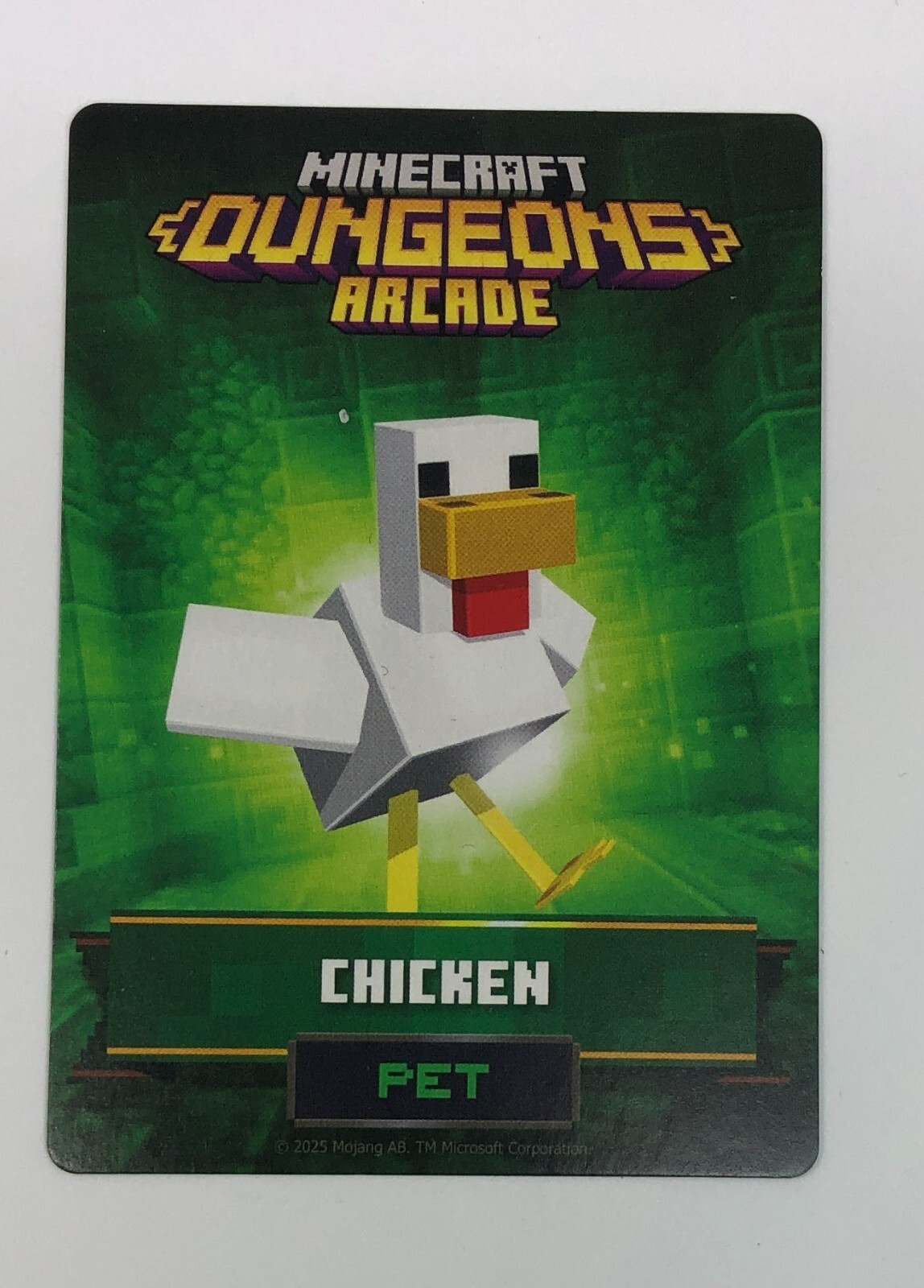 Minecraft Dungeons Arcade Series 5 SINGLES w/Hero cards + Chicken Jockey Minecraft Dungeons Arcade Series 5 SINGLES w/Hero cards + Chicken Jockey