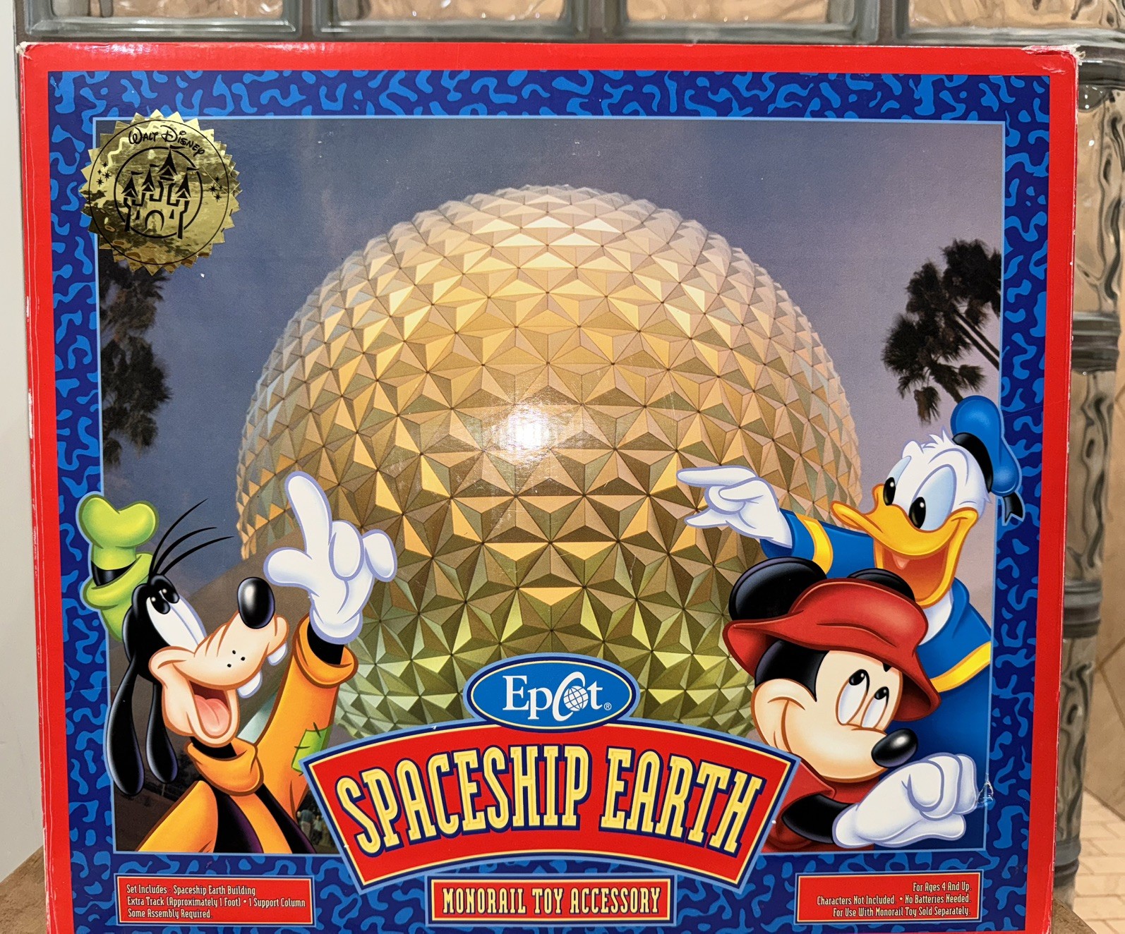 Vintage Disney EPCOT Spaceship Earth Monorail Toy Accesory Complete Unused w/Box Vintage Disney EPCOT Spaceship Earth Monorail Toy Accesory Complete Unused w/Box