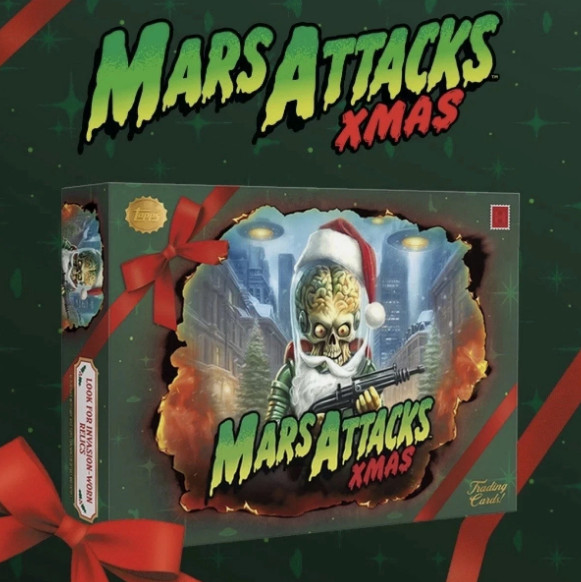2026 Topps MARS ATTACKS XMAS Christmas Hobby Box (50 Cards) Brand New IN HAND