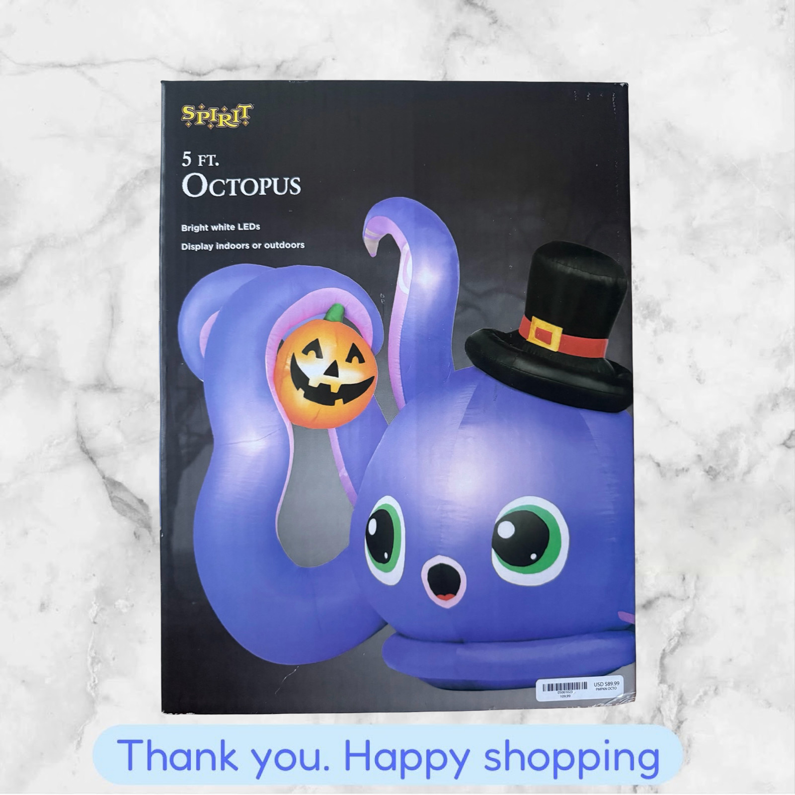 SPIRIT 5 FT Halloween Inflatable Octopus Tentacles Outdoor Decorations NEW SHIP SPIRIT 5 FT Halloween Inflatable Octopus Tentacles Outdoor Decorations NEW SHIP