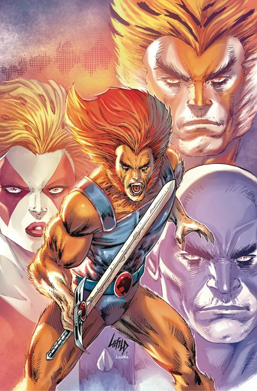 THUNDERCATS #1 CVR ZH - 1:10 FOC LIEFELD VIRGIN (DYNAMITE 2024) TYGRA & PANTHRO THUNDERCATS #1 CVR ZH - 1:10 FOC LIEFELD VIRGIN (DYNAMITE 2024) TYGRA & PANTHRO