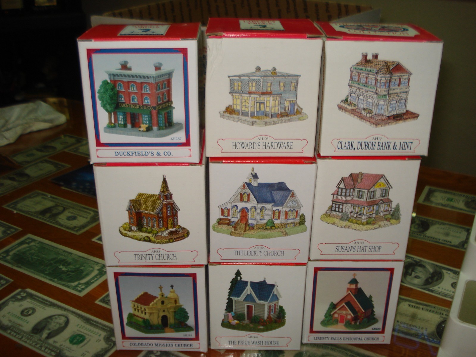 LIBERTY FALLS ~ AMERICANA COLLECTION ~ LOT #9 ~ 9 FIGURES ~ NEW IN BOX ~ LQQK