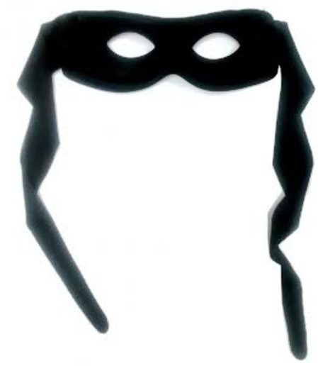 BLACK MASQUERADE HALF ZORRO BANDIT SUPERHERO NINJA LONE RANGER COSTUME EYE MASK BLACK MASQUERADE HALF ZORRO BANDIT SUPERHERO NINJA LONE RANGER COSTUME EYE MASK