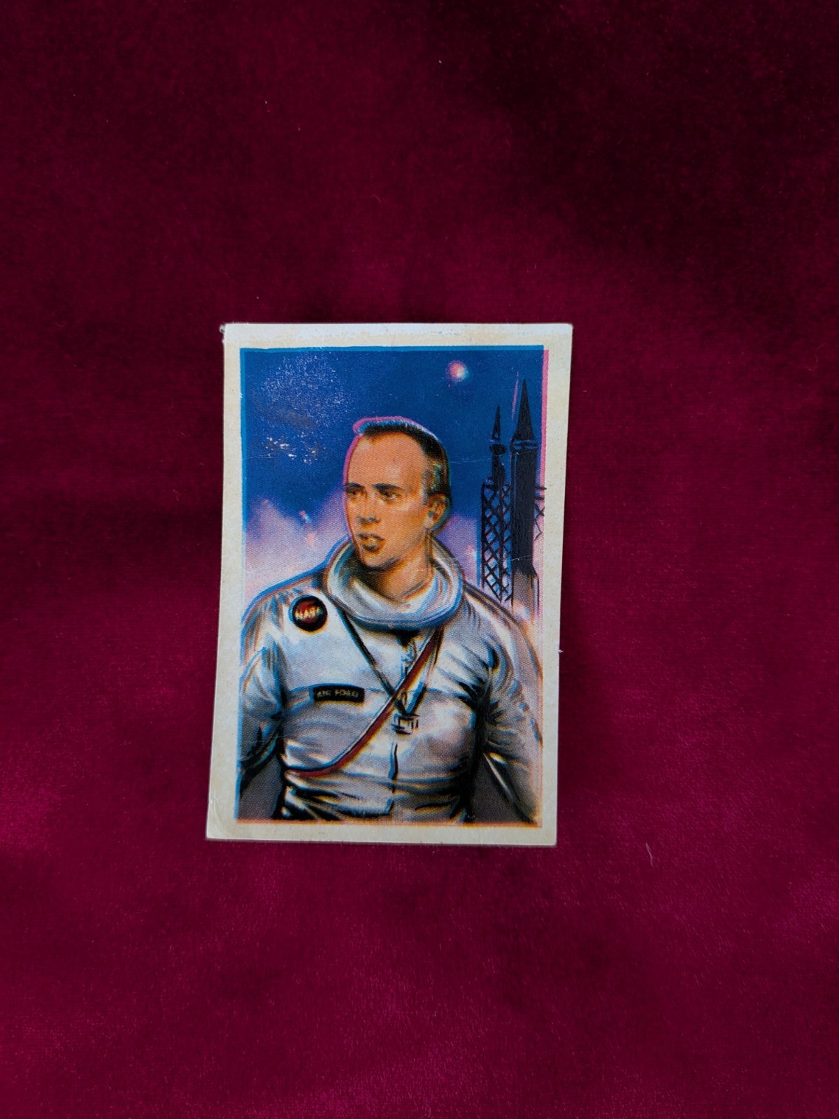 Alan Shepard ROOKIE CARD 1961 Chocolates Simon 25 Años Spain EXTREMELY RARE RC Alan Shepard ROOKIE CARD 1961 Chocolates Simon 25 Años Spain EXTREMELY RARE RC