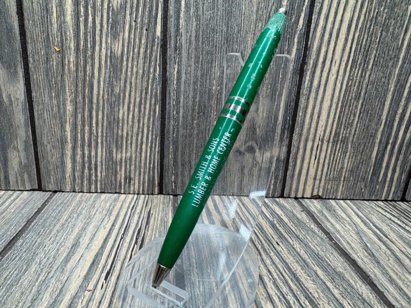 Vintage Green SE Smith & Sons Lumber & Home Center Advertising Pen
