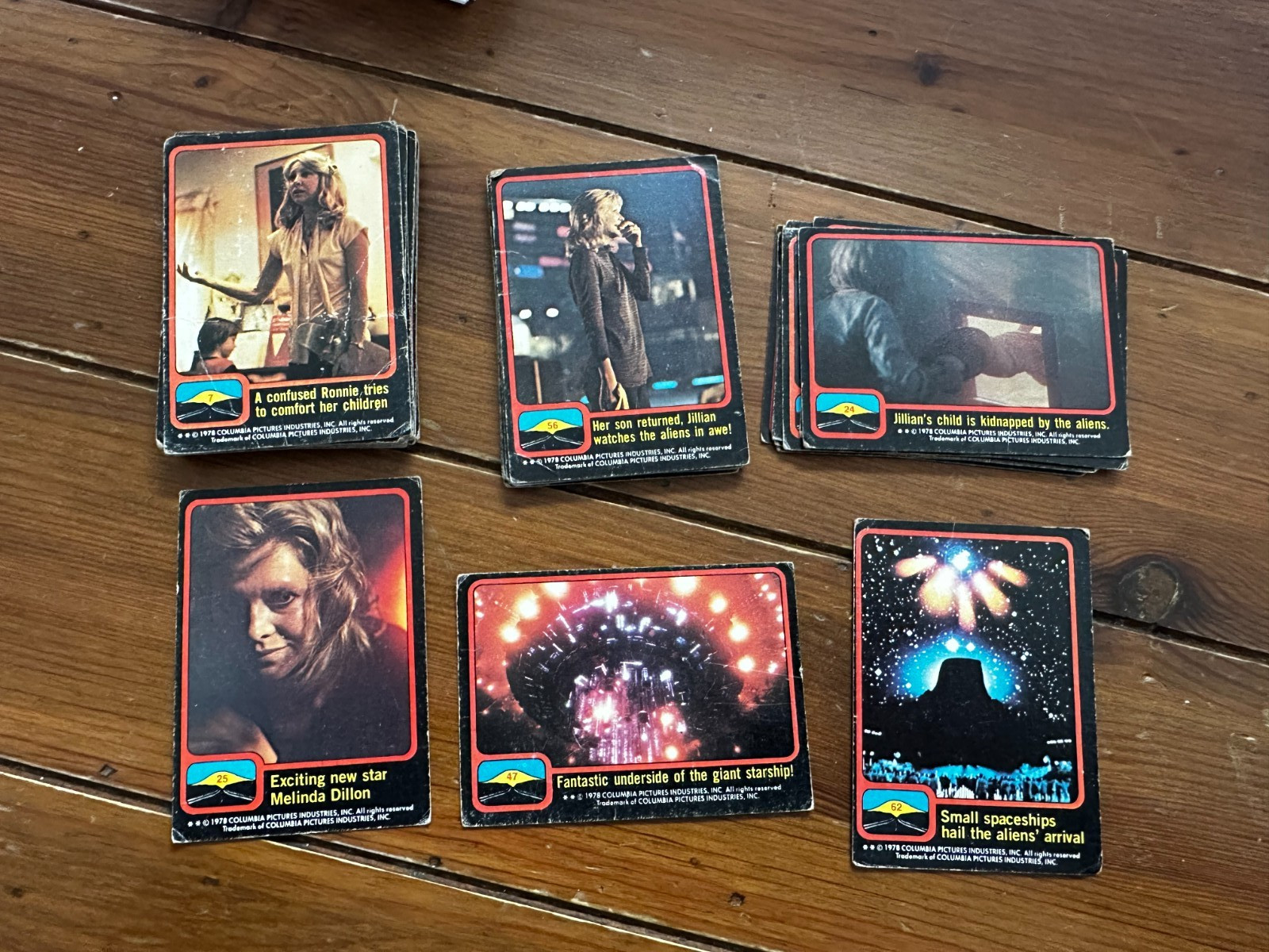 1978 Steven Spielberg's Close Encounters of the Third Kind movie cards -33 cards 1978 Steven Spielberg's Close Encounters of the Third Kind movie cards -33 cards