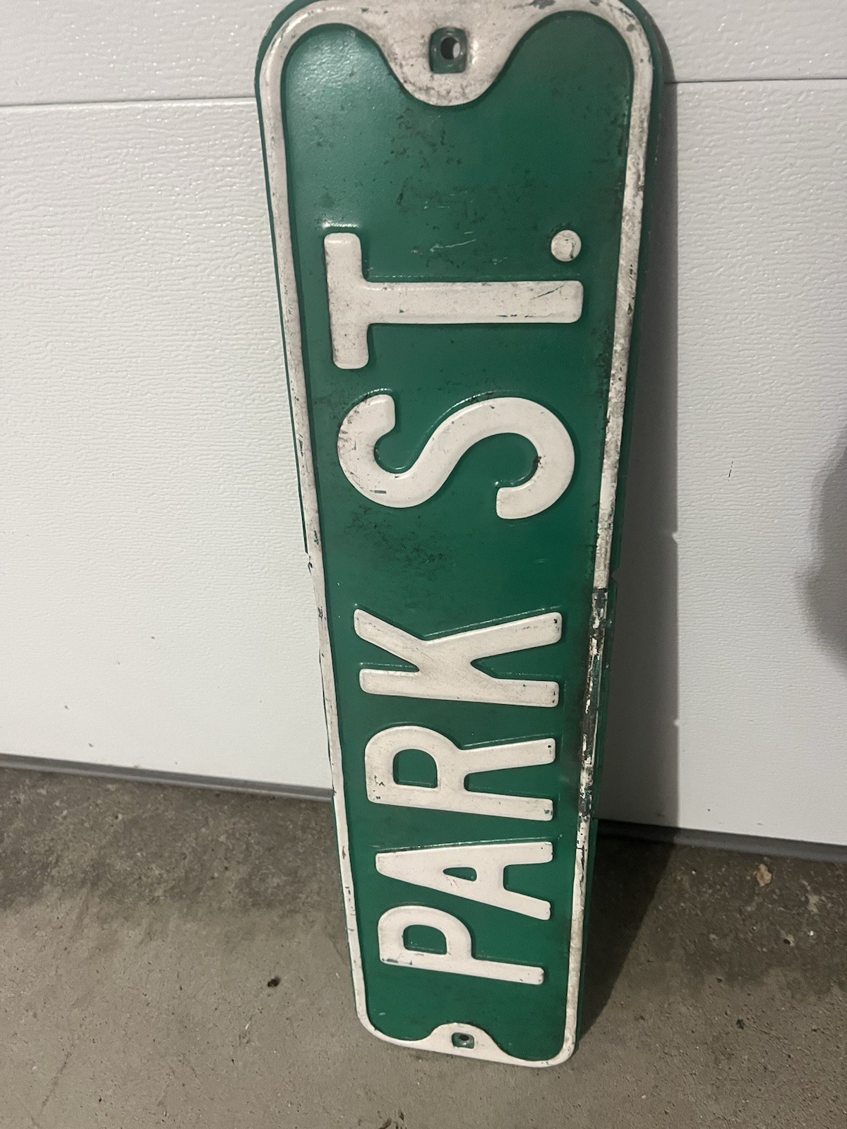 Vintage Metal Park Street Sign Embossed Original Retired Michigan FAST SHIP Vintage Metal Park Street Sign Embossed Original Retired Michigan FAST SHIP