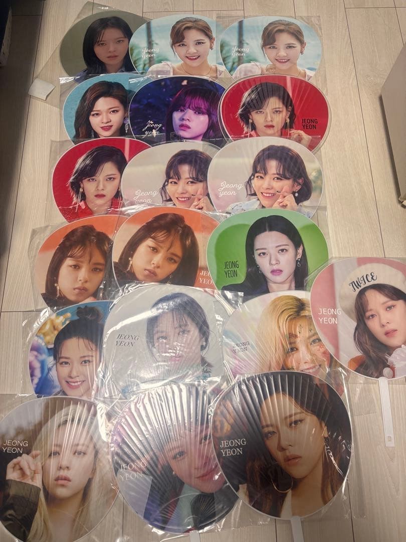TWICE Jeongyeon Fan Set K-pop Idol Merchandise Fanlight Badge used