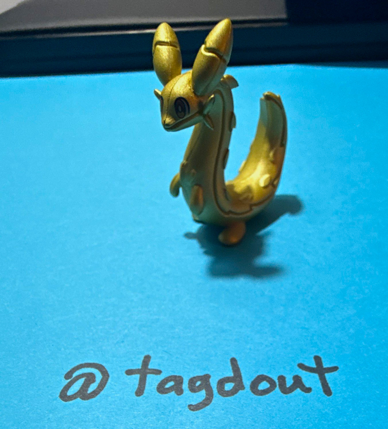 Palworld Gold Pal Mini Plastic Figurine 2026 chillet. Special rare Palworld Gold Pal Mini Plastic Figurine 2026 chillet. Special rare