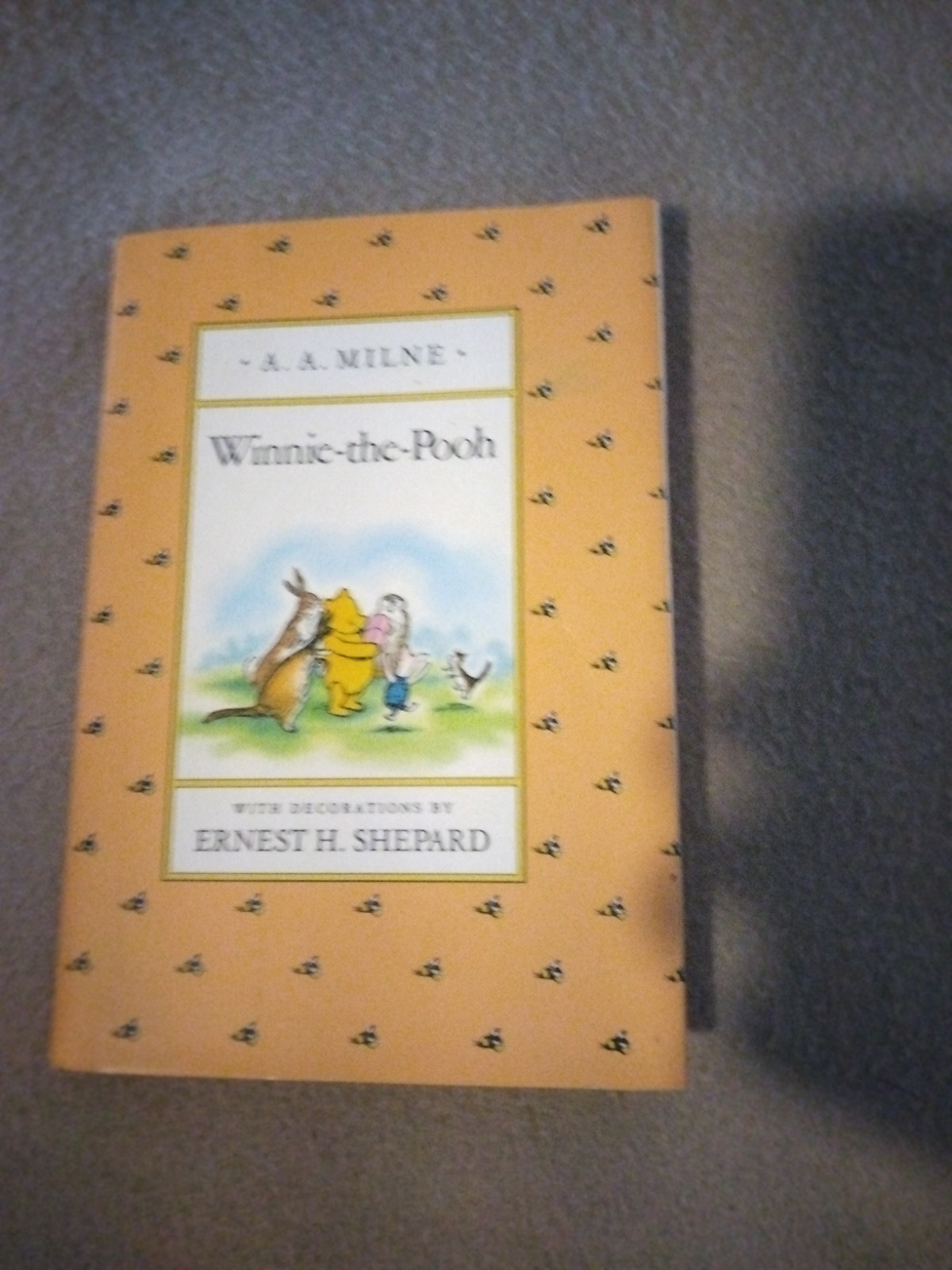 Vintage Winnie The Pooh Book by A.A. Milne with Decorations by Ernest H. Shepard Vintage Winnie The Pooh Book by A.A. Milne with Decorations by Ernest H. Shepard