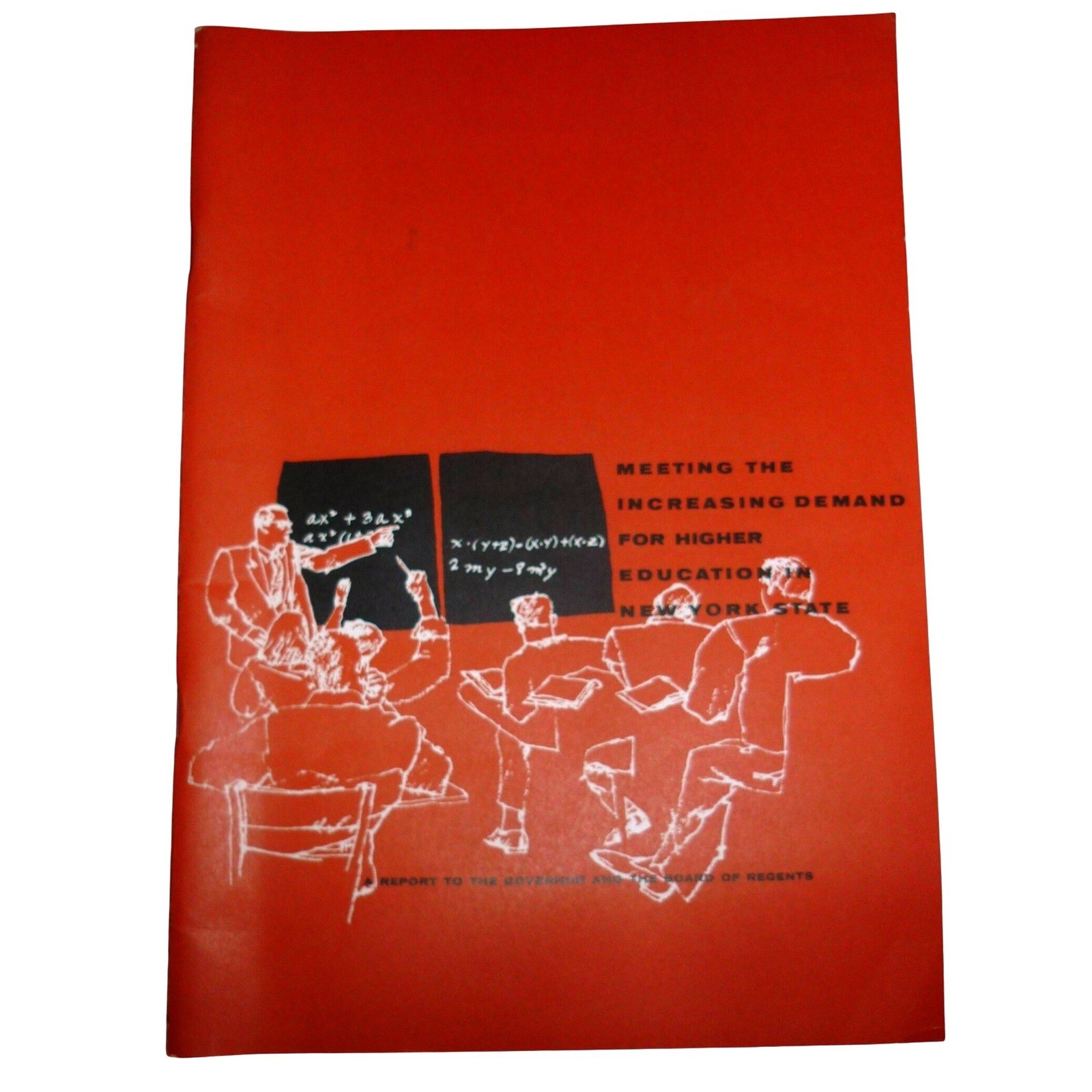 Vintage 1960 NY State Higher Education Report Mid-Century Ephemera Booklet Vintage 1960 NY State Higher Education Report Mid-Century Ephemera Booklet