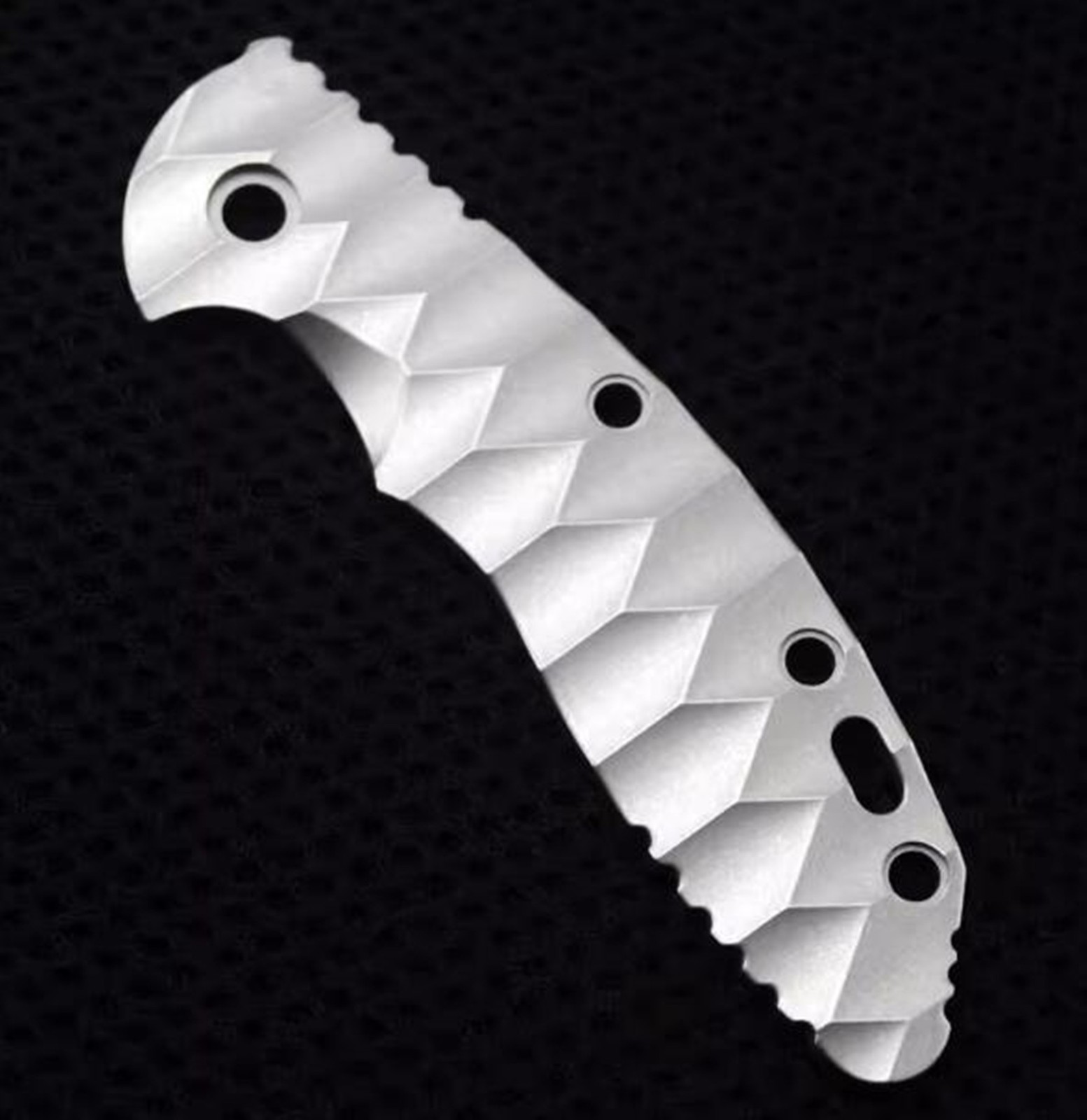1 Pc Titanium Alloy Knife Handle Scales for Rick Hinderer XM18 3.5” Knives 1 Pc Titanium Alloy Knife Handle Scales for Rick Hinderer XM18 3.5” Knives