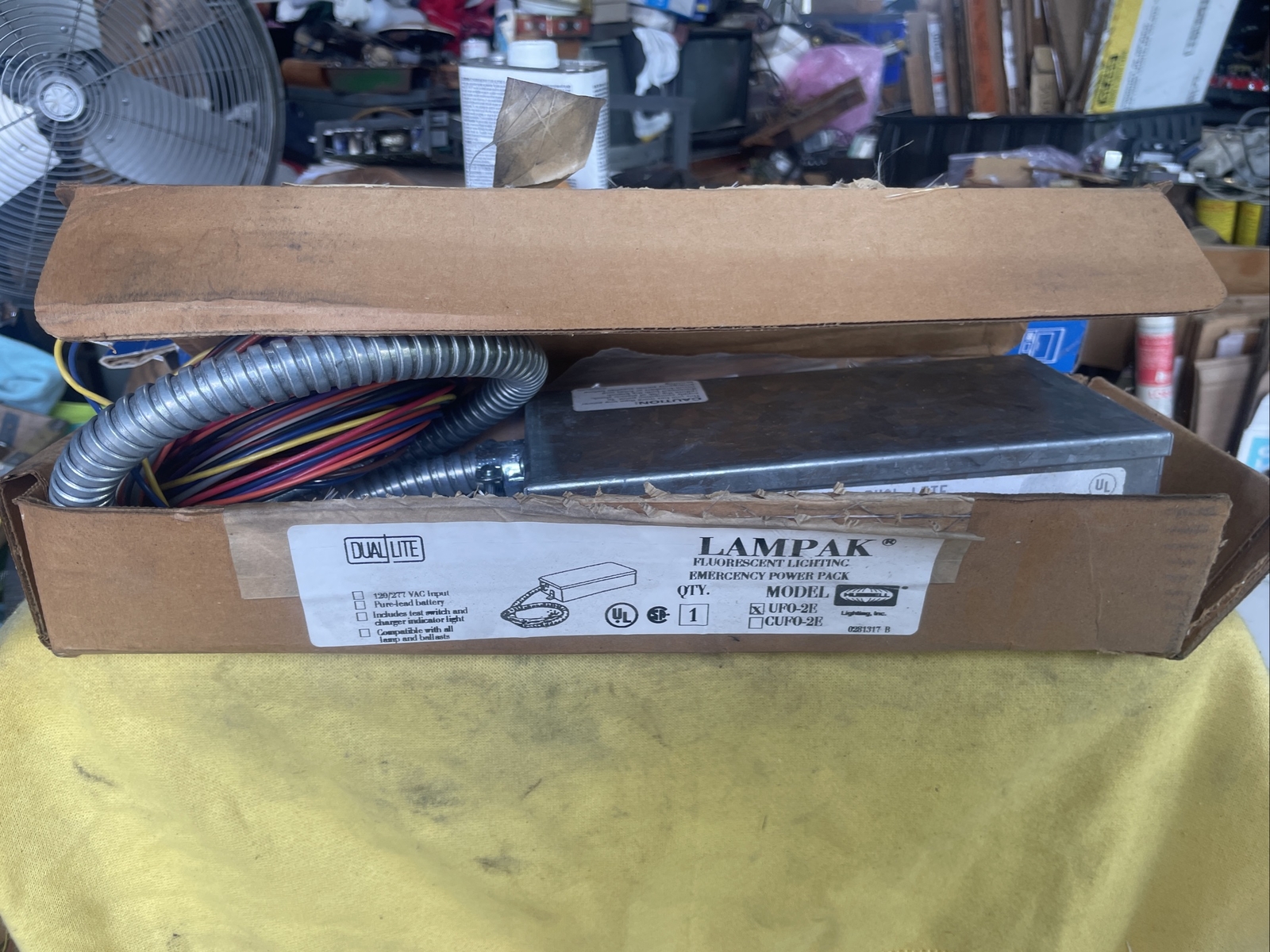 DUAL-LITE LAMPAK UFO-2E Fluorescent Lighting Emergency Power Pack New in Box DUAL-LITE LAMPAK UFO-2E Fluorescent Lighting Emergency Power Pack New in Box