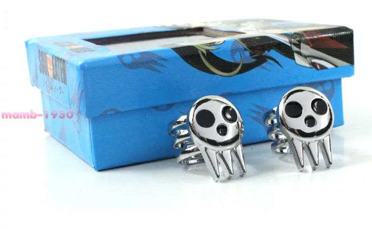 Soul Eater Cosplay: Death the Kid Rings (2-Pack) - Collectible Set Soul Eater Cosplay: Death the Kid Rings (2-Pack) - Collectible Set